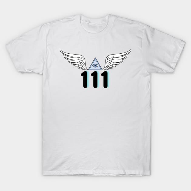 Angel Number 111 T-Shirt by spiritualmate